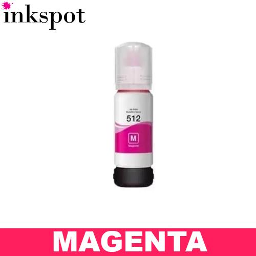 Epson Remanufactured T512 Magenta Eco Tank Ink Bottle