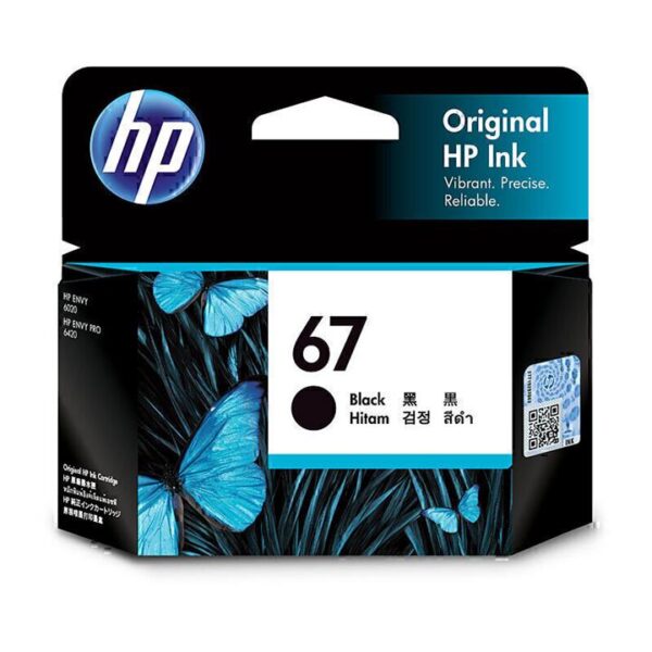 Genuine HP 67 Black