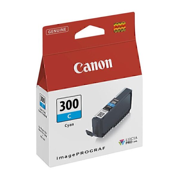 Genuine Canon PFI300 Cyan Ink Tank