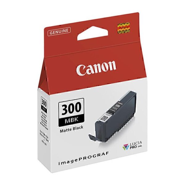 Genuine Canon PFI300 Matte Black Ink Tank