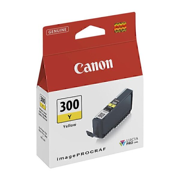 Genuine Canon PFI300 Yellow Ink Tank