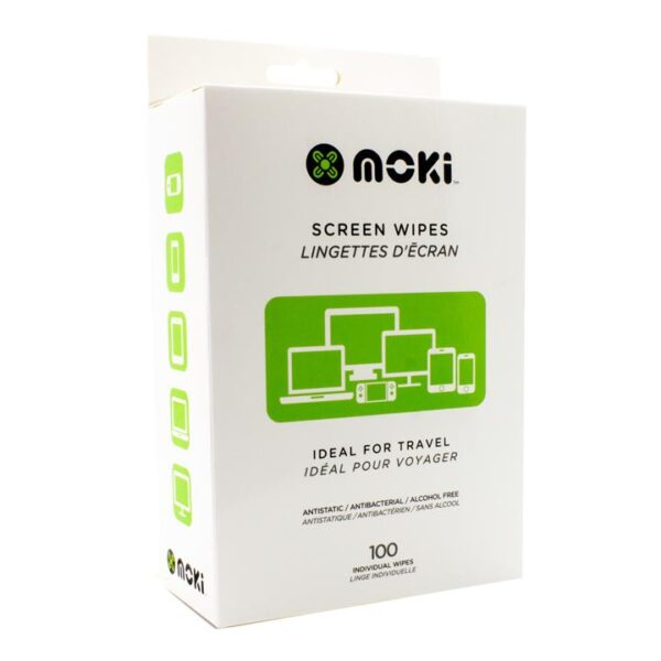 Moki Screen Wipes – 100 Pack