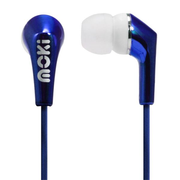 Moki Metallics Earphone Blue