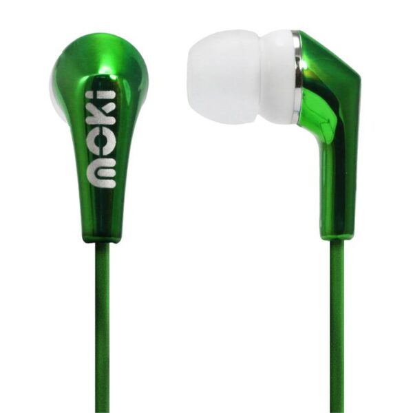 Moki Metallics Earphone Green