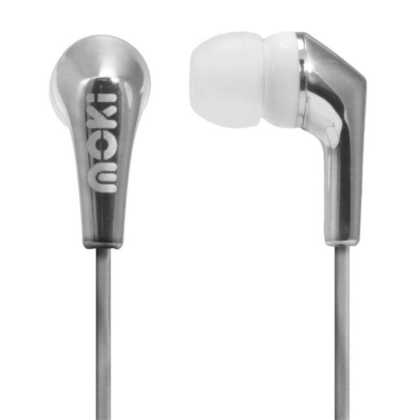 Moki Metallics Earphone Silver