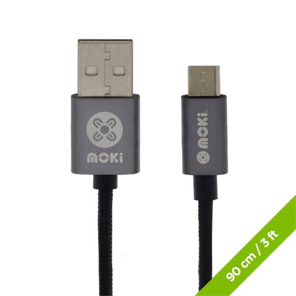 Moki Braid MicroUSB Syn Cable