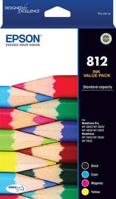 Genuine Epson 812 Value Pack