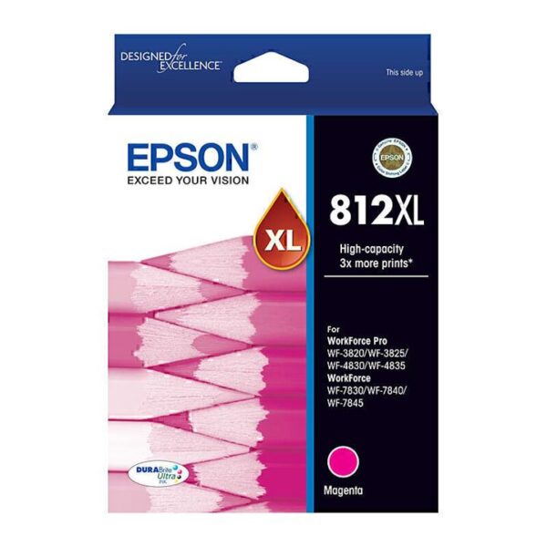 Genuine Epson 812XL Magenta