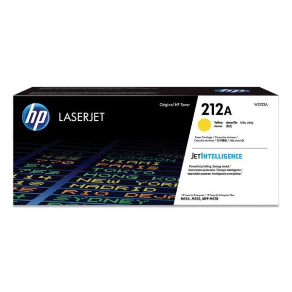 Genuine HP 212A (W2122A) Yellow Toner