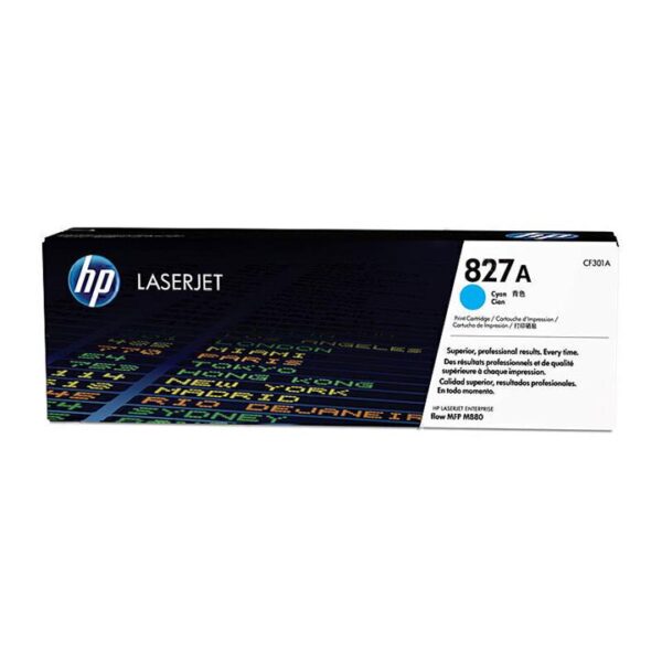 Genuine HP 827A (CF301A) Cyan Toner