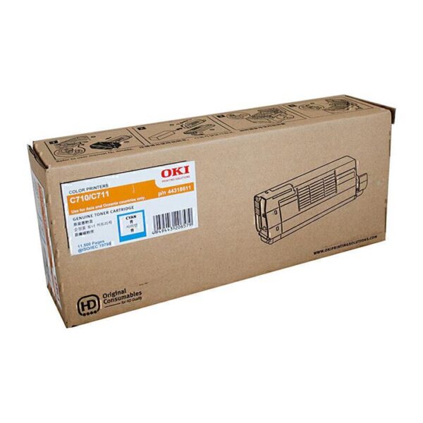 Genuine OKI C710/C711 Cyan Toner