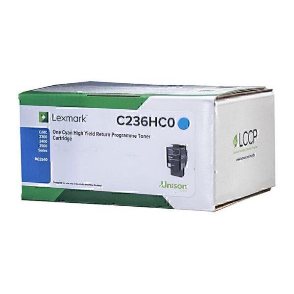 Genuine Lexmark C236 (C2360C0) Cyan Toner