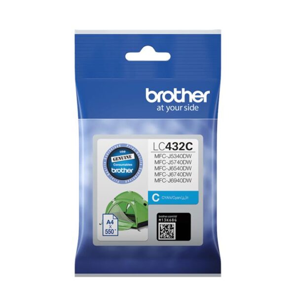 Genuine Brother LC432 Cyan