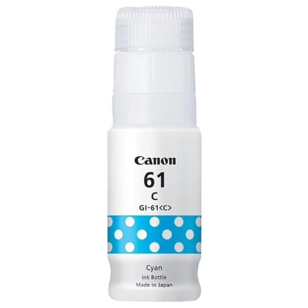 Genuine Canon GI61 (GI61C) Cyan Ink Bottle