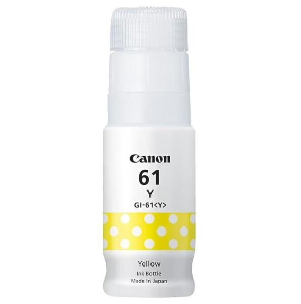 Genuine Canon GI61 (GI61Y) Yellow Ink Bottle