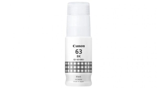 Genuine Canon GI63 (GI63PGBK) Black Ink Bottle