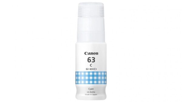 Genuine Canon GI63 (GI63C) Cyan Ink Bottle