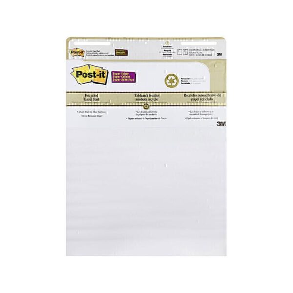 Post-It Easel Pads Recycled 635 x 762mm – Box of 2