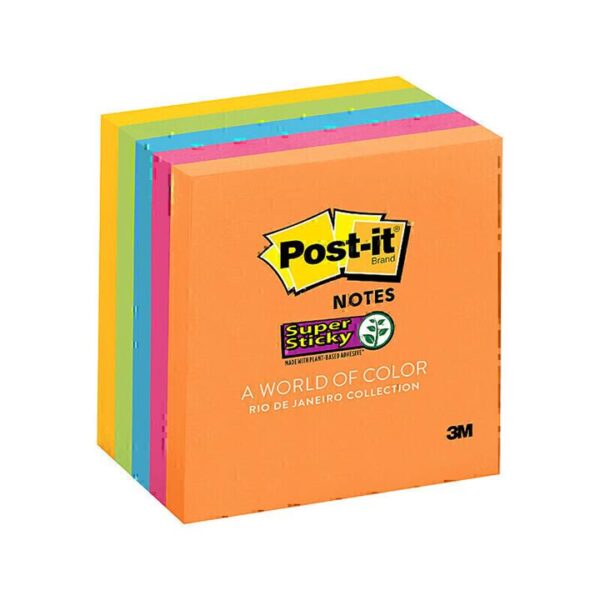 Post-It Super Sticky Notes Rio De Janeiro 76 x 76mm 5-Pack