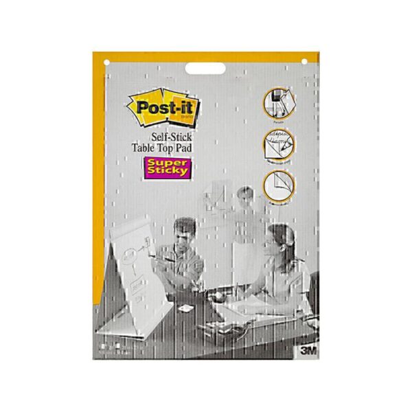 Post-It Super Sticky Easel Tabletop Pad White 508 x 584mm