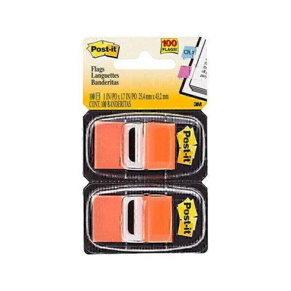 Post-It Flags Orange 25 x 43mm 2-Pack – Box of 6