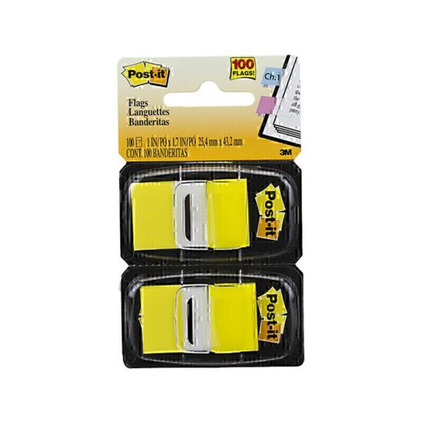 Post-It Flags Yellow 25 x 43mm 24-Pack