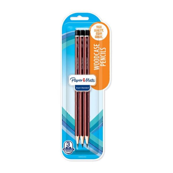 PM HB Woodcase Pencil Pk3 Bx12