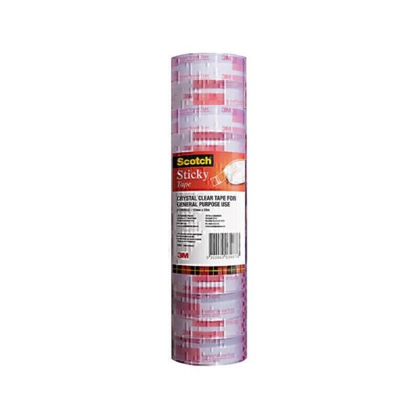 Sct S/Tape 502 12mmX33M Pk12