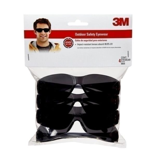 3M Outdoor Safety Eyewear – Grey – Box of 10