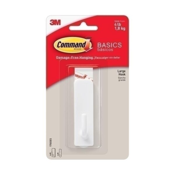 Command 17503 Large White Basic Hook – Box of 12