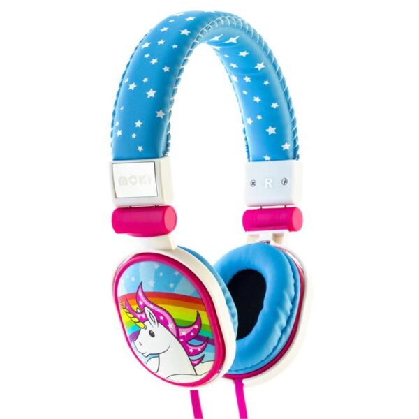 Moki Poppers Wired AUX Headphones – Unicorn