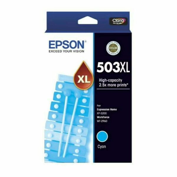 Genuine Epson 503 XL Cyan