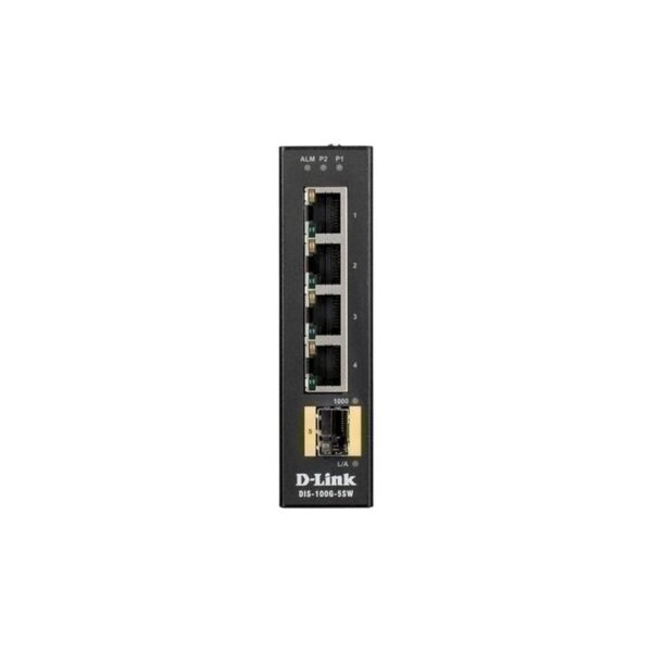 D-Link 5-Port Gigabit Industrial Switch with 1 SFP port