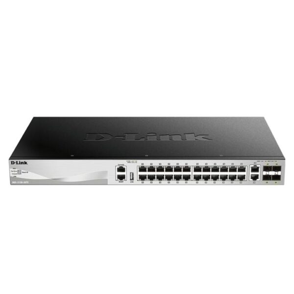 D-Link 30 port Stackable Gigabit Layer 3+ Switch with 6 ports