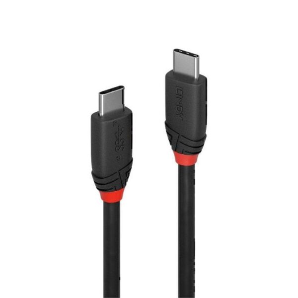 Lindy 1m USB-C 3.1 Cable 3A – Black Line