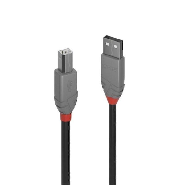 Lindy 3m USB-A 2.0 to USB-B Cable – Anthra Line