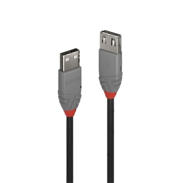 Lindy 1m USB-A 2.0 Extension Cable – Anthra Line