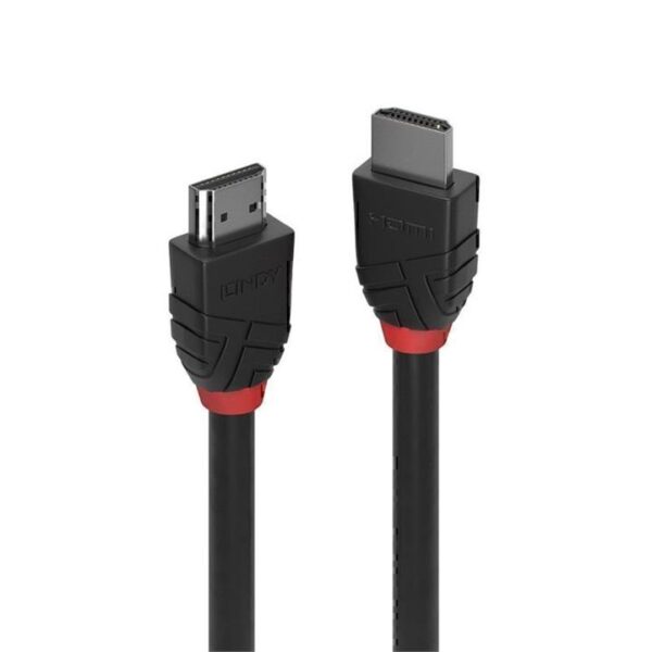 Lindy 0.5m HDMI High Speed Cable – Black Line