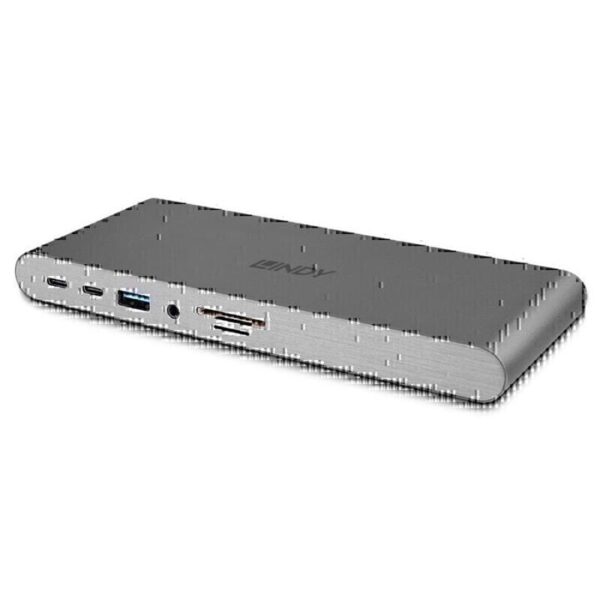 Lindy DST-Pro 5K XT USB-C Laptop Dock (4K HDMI | 5K DisplayPort | 100W Charging)