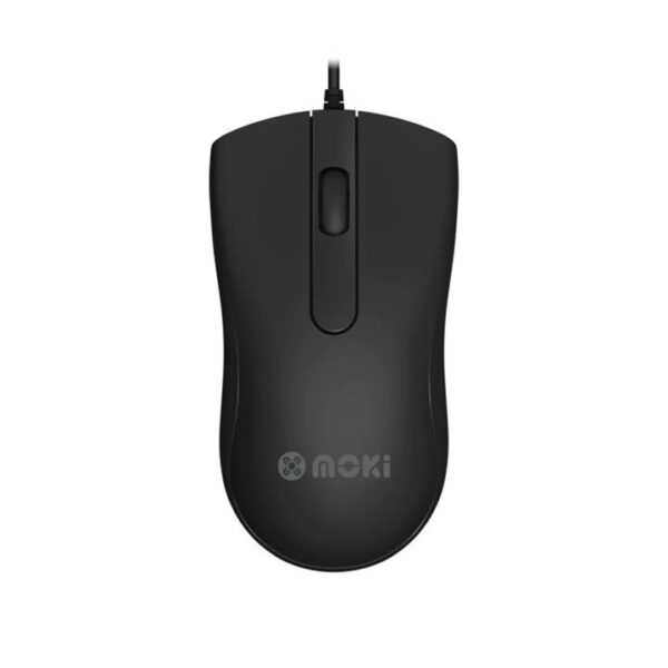 Moki Wired Optical Mouse – Black