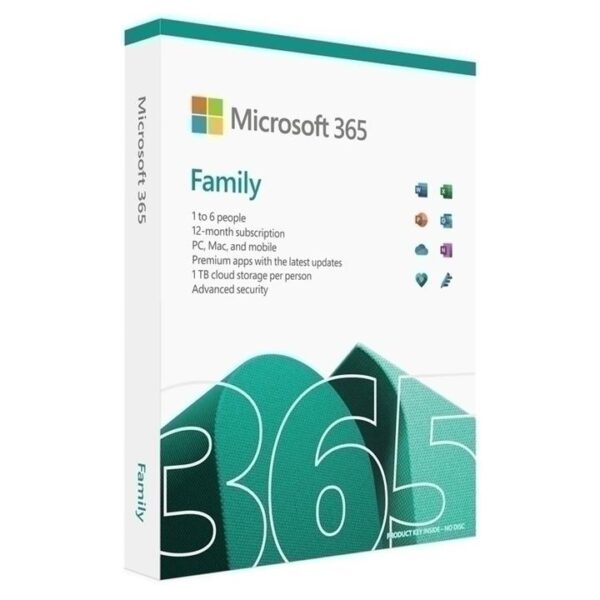 Microsoft 365 Family – One Year Subscription