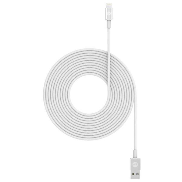 mophie USB-A to Lightning Cable 3m – White