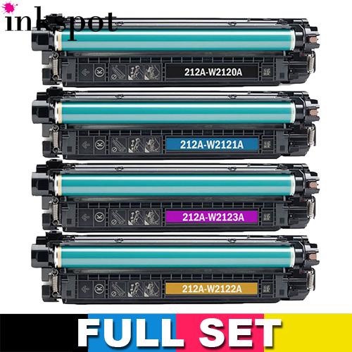 HP Remanufactured W2120A-W2123A(212A) Toner Value Pack