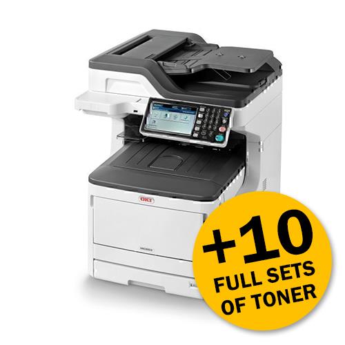 OKI MC853DN A3 Colour Multifunction Printer Bundle