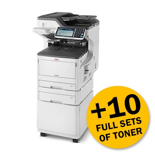 OKI MC853DNCT A3 Colour Multifunction Printer Bundle