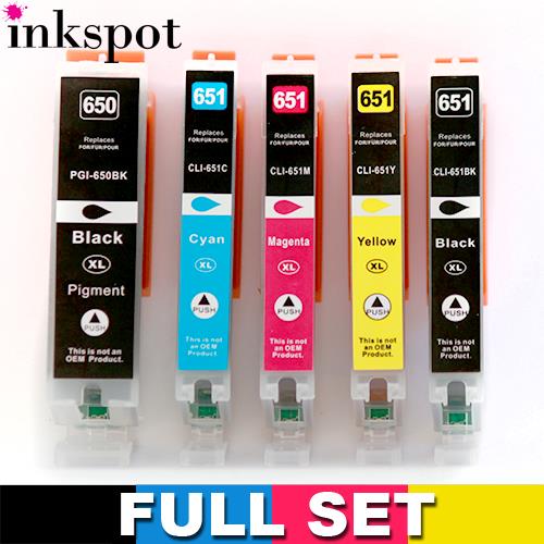 Canon Compatible PGI 650 XL/CLI 651 XL Value Pack