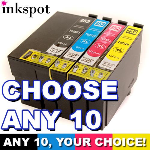 Epson Compatible 252 XL 10 Pack