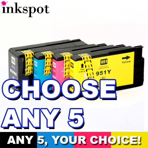 HP Compatible 950/951 XL 5 Pack