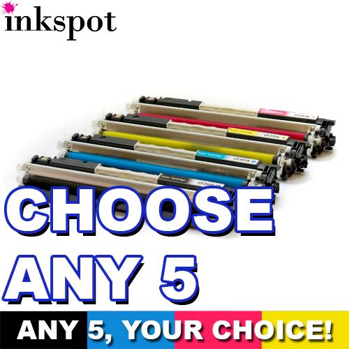 HP Compatible 350A-353A(130A) Toner 5 Pack