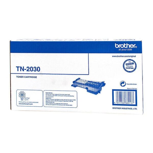 Genuine Brother TN2030 Black Toner